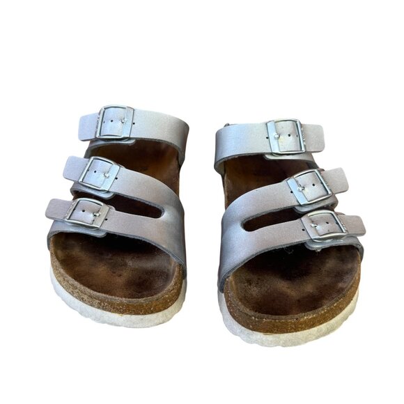 Betula by Birkenstock Leo Soft Footbed Sandal Size 38 Narrow Fit / US W7 M 5 - Picture 4 of 12
